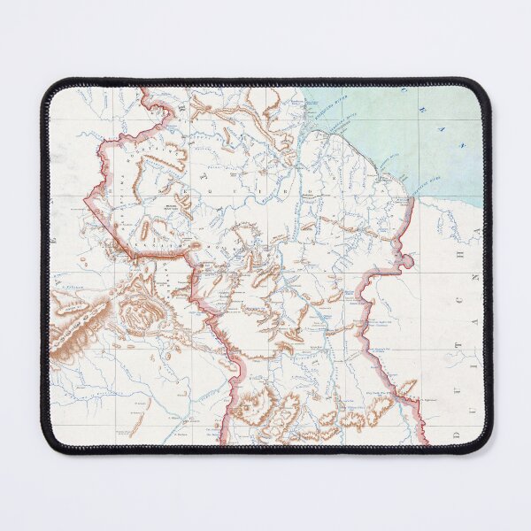 Item preview,  Guyana - Vintage Guyana Map designed and sold by TeeARTHY.