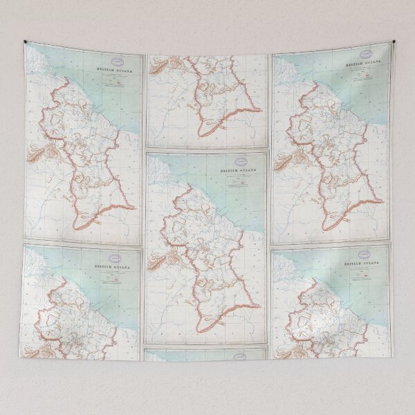 Item preview,  Guyana - Vintage Guyana Map designed and sold by TeeARTHY.