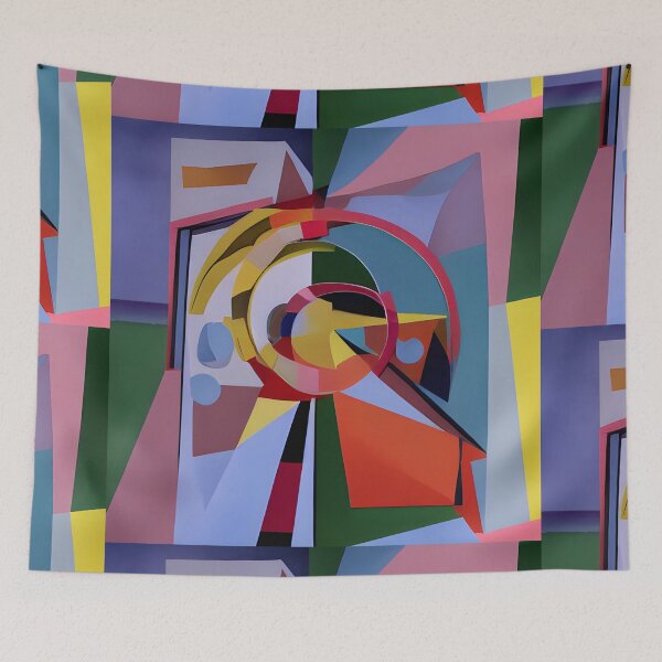 Item preview, Cubism Abstract Teleport  designed and sold by syncscollective.