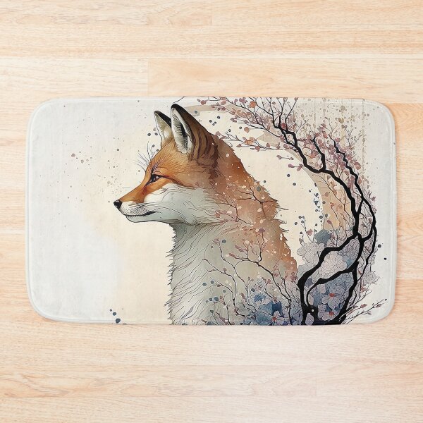 Item preview, Beautiful Fox Illustration designed and sold by MuaveMotifs.