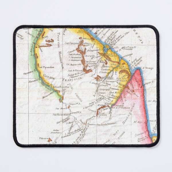 Item preview, Raynal and Bonne Map of Guyana and Surinam Geographicus Guyane - Vintage Guyana Map designed and sold by TeeARTHY.