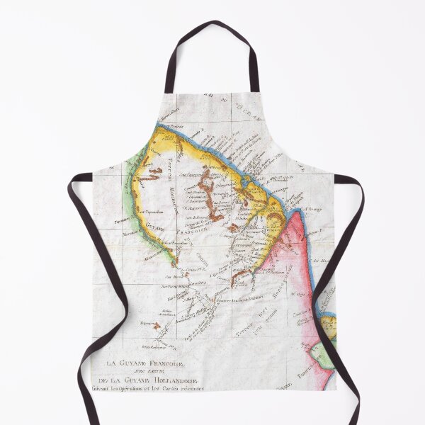 Item preview, Raynal and Bonne Map of Guyana and Surinam Geographicus Guyane   - Vintage Guyana Map designed and sold by TeeARTHY.