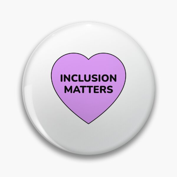 Item preview, Inclusion Matters - heart designed and sold by Inspirationmotivation.