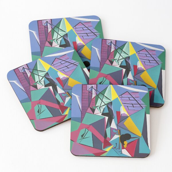 Item preview, Cubism Abstract Place designed and sold by syncscollective.