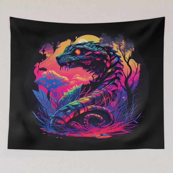 Item preview, Cool snake in the forest designed and sold by AC-625.