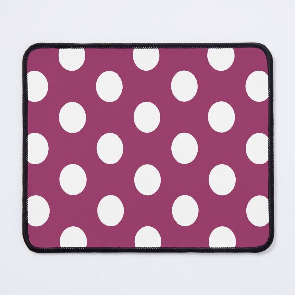 Item preview, Large WHITE and MAROON RED POLKA DOTS designed and sold by RachelMacht.