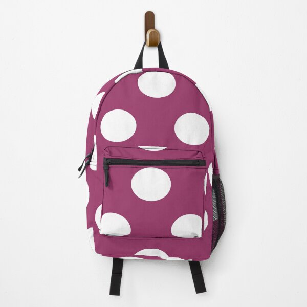 Item preview, Large WHITE and MAROON RED POLKA DOTS designed and sold by RachelMacht.