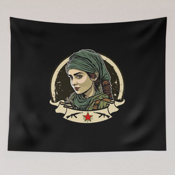 Item preview, Solidarity with the YPJ / YPG Kurdish designed and sold by ResistNormality.
