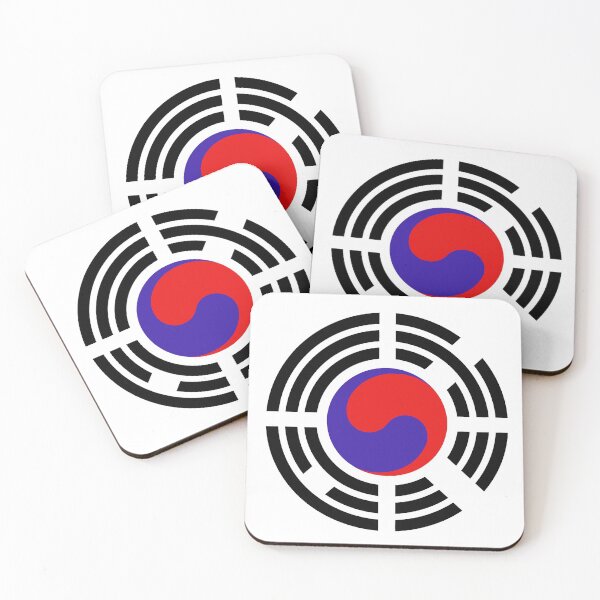 Item preview, Korean Patriot Flag Series designed and sold by Carbon-Fibre Media.
