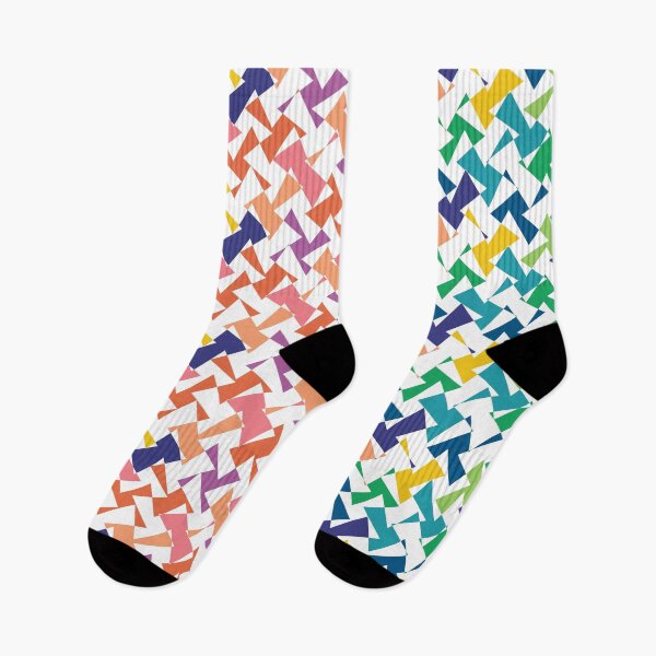 Item preview, Crazy geometric rainbow mosaic texture 3 designed and sold by flamendes.