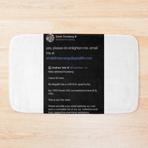 Item preview, Andrew Tate Gets Roasted By Greta Thunberg designed and sold by Dylan-Gray.