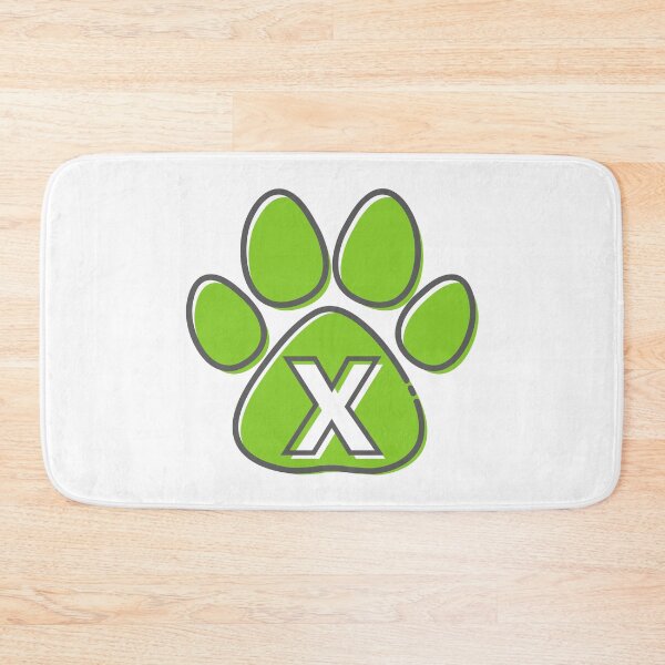 Item preview, Green Paw Monogram X designed and sold by Coffee Lifestyle.