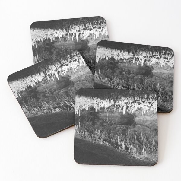 Item preview, Cavern Landscape Black and White designed and sold by princesslaina.