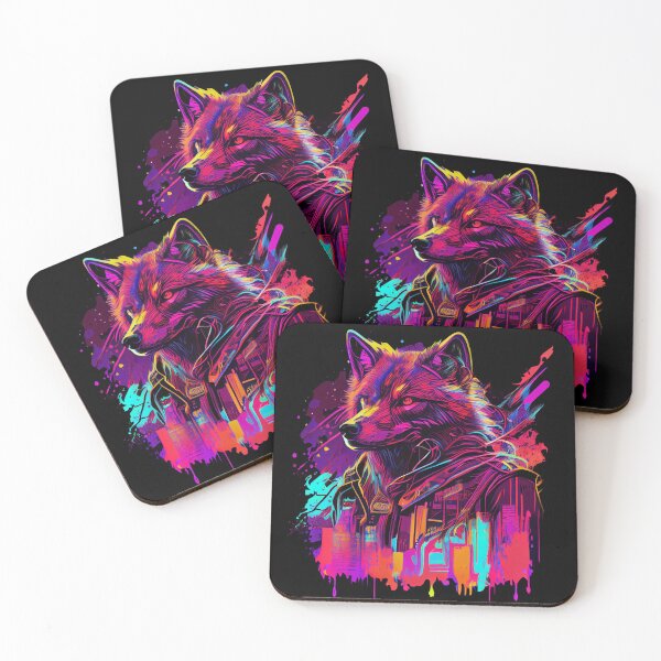 Item preview, Cool wolf in the city designed and sold by AC-625.