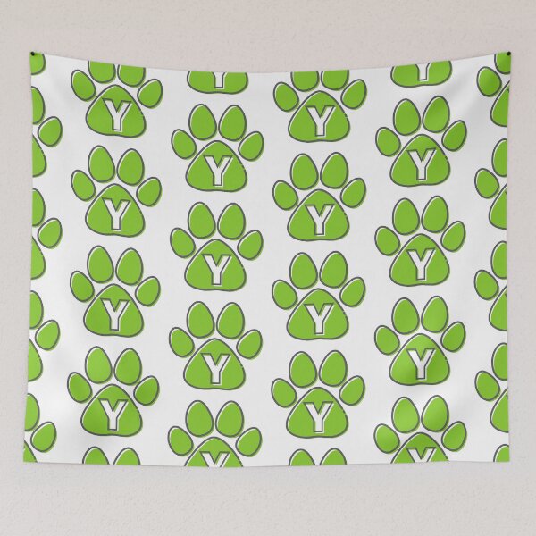 Item preview, Green Paw Monogram Y designed and sold by Coffee Lifestyle.