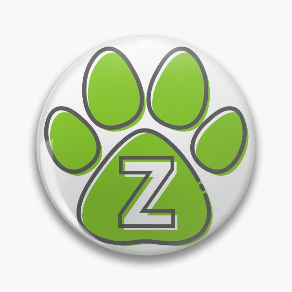 Item preview, Green Paw Monogram Z designed and sold by Lyssarien.