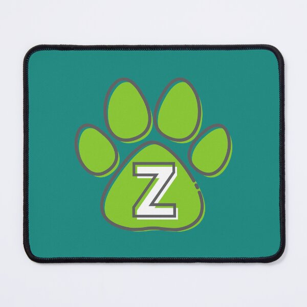 Item preview, Green Paw Monogram Z designed and sold by Coffee Lifestyle.