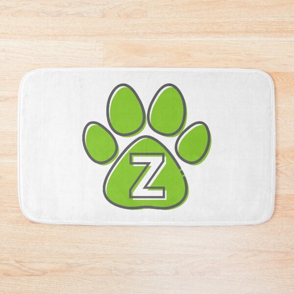 Item preview, Green Paw Monogram Z designed and sold by Coffee Lifestyle.