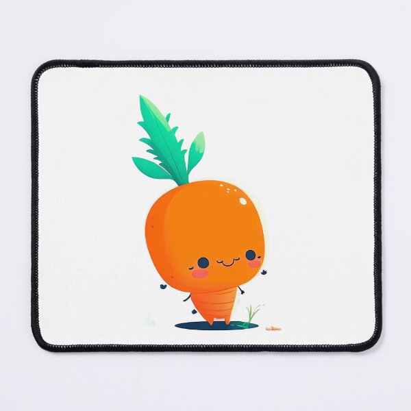 Artikelvorschau, cute kawaii chibi vegetable carrot entworfen und verkauft von ChibiInstant.