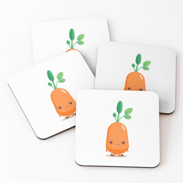 Artikelvorschau, cute kawaii chibi vegetable carrot entworfen und verkauft von ChibiInstant.