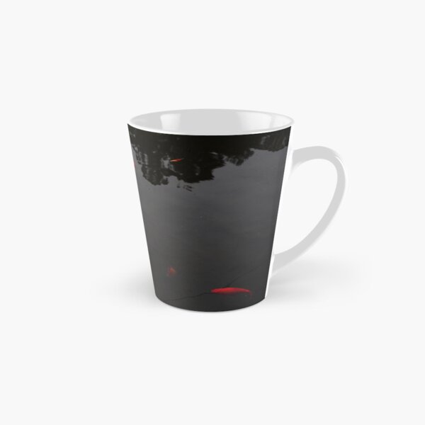Carps in a pond in a temple, Japan Tall Mug