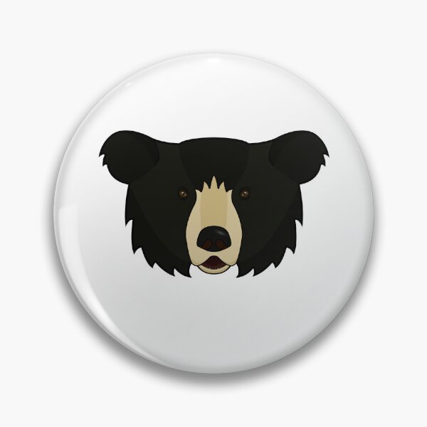 Item preview, Sloth bear face designed and sold by MaxFilms.