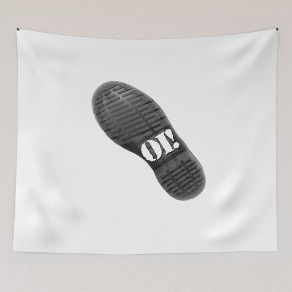Item preview, OI! Black Boot print Skins design designed and sold by ModSupporters.