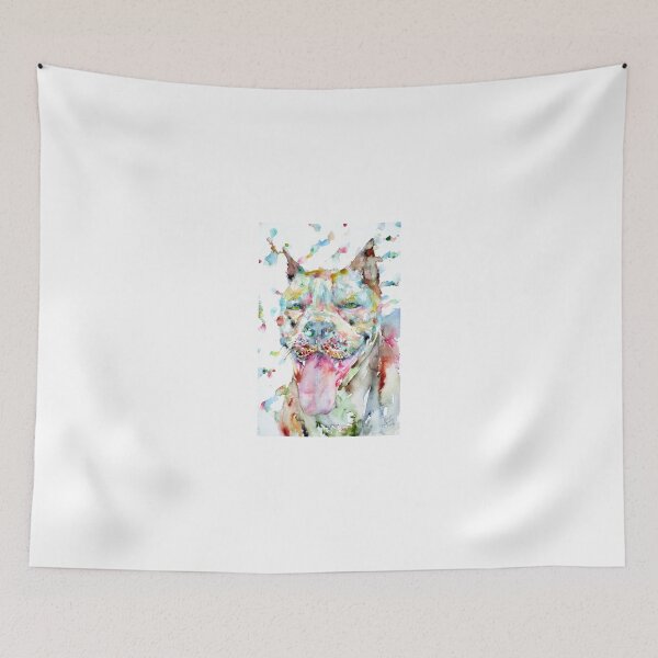 Item preview, WATERCOLOR PIT BULL designed and sold by lautir.