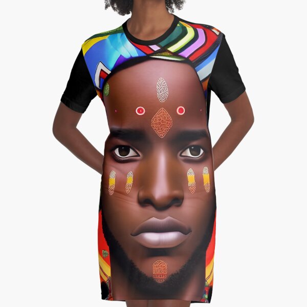 Aperçu de l'œuvre Afro Pop Art de l'homme africain créée et vendue par NoirCultureC-2.