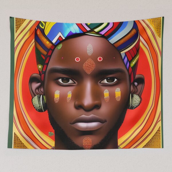 Item preview, Afro Pop Art of African Man designed and sold by NoirCultureC-2.