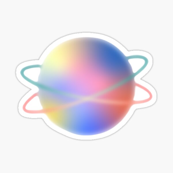 Item preview, Colourful planet with Rings designed and sold by Globalize.