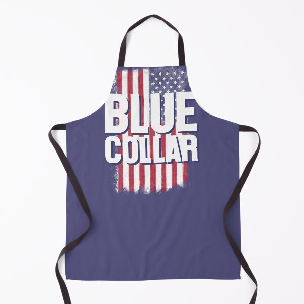 Item preview, Blue Collar over US Flag designed and sold by thelazypigeon.