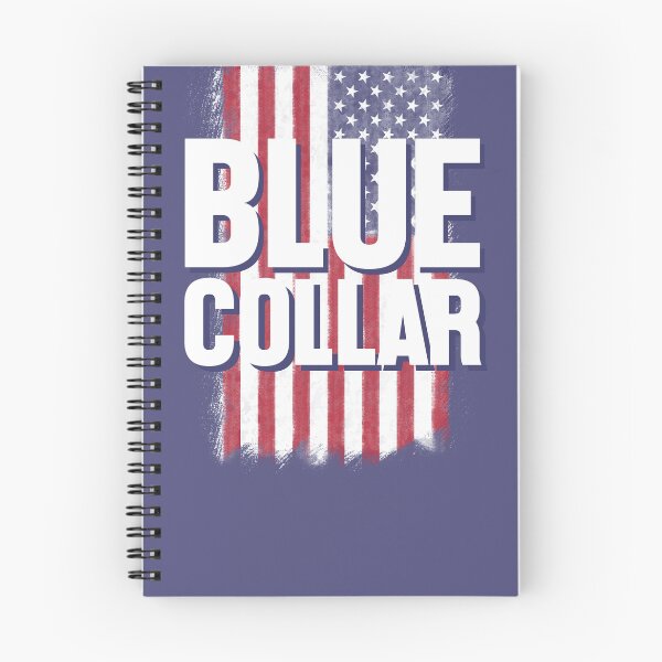 Item preview, Blue Collar over US Flag designed and sold by thelazypigeon.