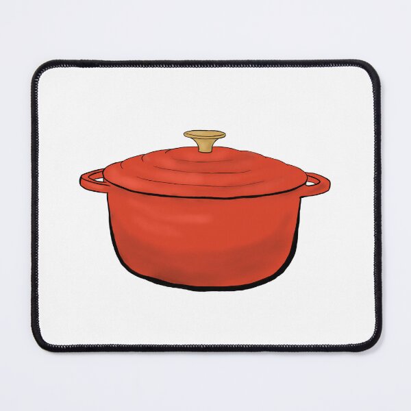 Item preview, Red Dutch Oven designed and sold by Clawberry.