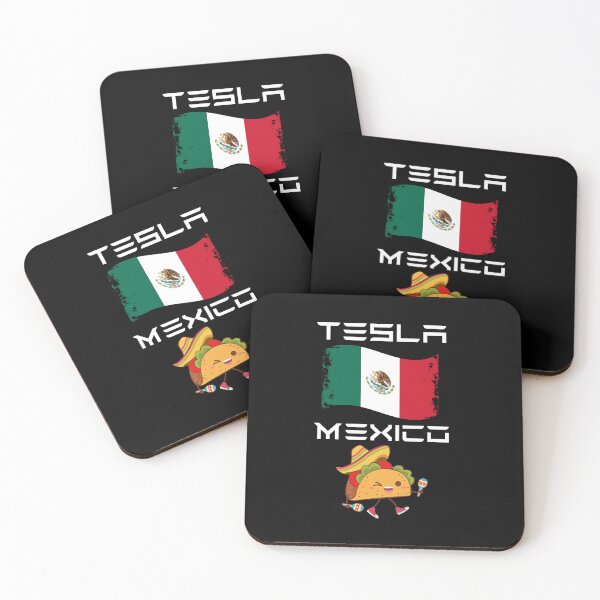 Item preview, Tesla Mexico - Mexican Flag with TESLA TACOS designed and sold by WigOutlet.