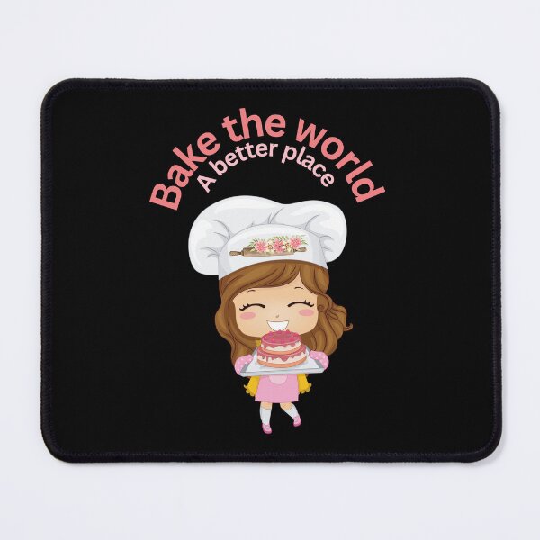 Item preview, Bake the world a better plac⭐️⭐️⭐️⭐️⭐️ designed and sold by Speckledfrog.