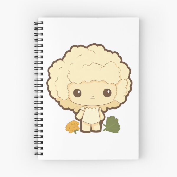 Item preview, Cauliflower cute kawaii chibi designed and sold by ChibiInstant.