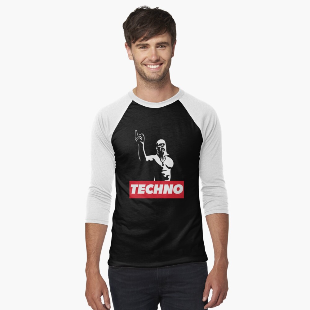 Item preview, Baseball ¾ Sleeve T-Shirt designed and sold by primordialcloud.