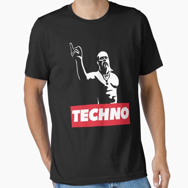 Item preview, Techno Viking meme legend for techno DJ, raver, club, festival designed and sold by Print  Androïde.