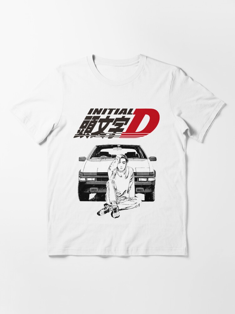 Initial D Anime Manga Cover Car Japanese T shirt