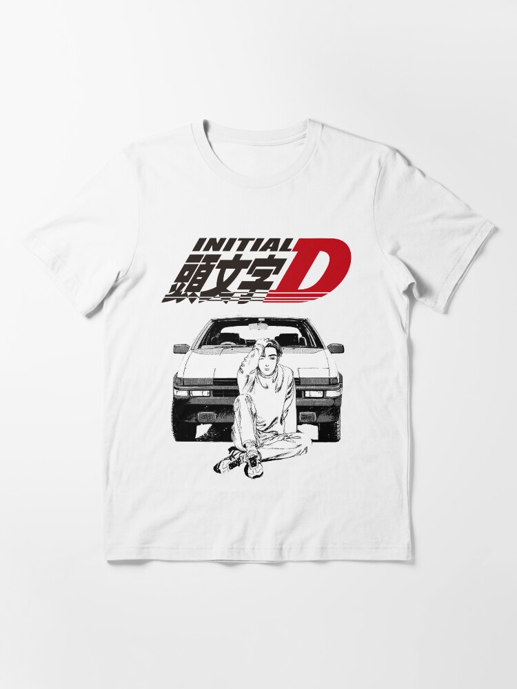 Initial D Anime Manga Cover Car Japanese T shirt