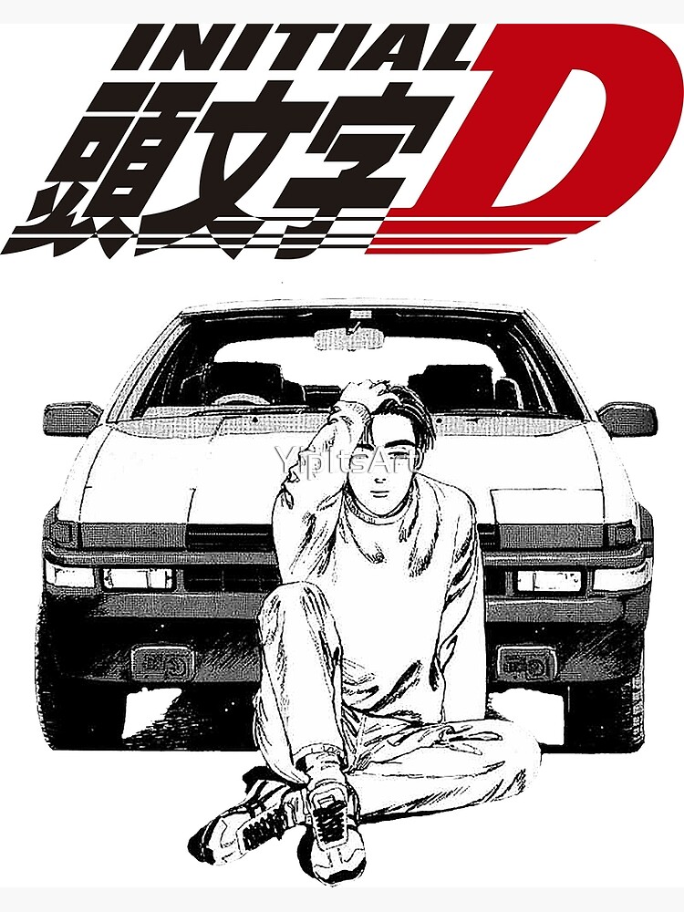 "Initial D" Poster for Sale by YipItsArt | Redbubble