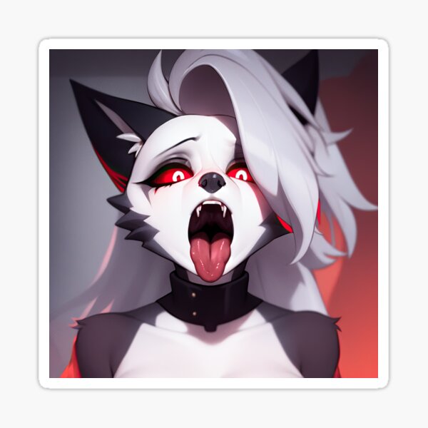 Helluva Boss Loona loona The Wolf (sfw) Classic Sticker