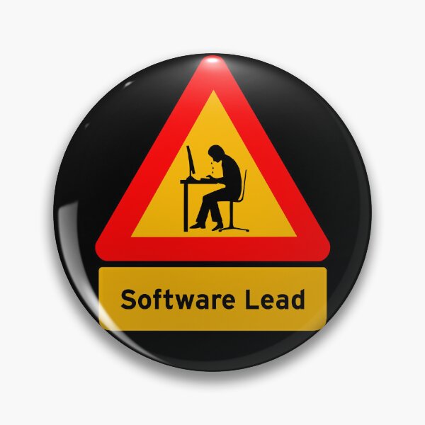 Item preview, 'Software Lead' Computer Man Crying - Funny Road Sign Design designed and sold by Ridiculam Toga.