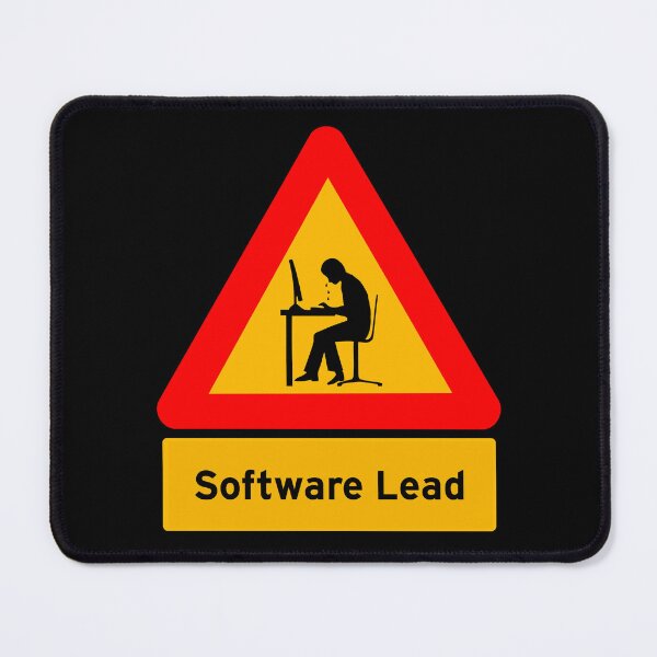 Item preview, 'Software Lead' Computer Man Crying - Funny Road Sign Design designed and sold by Ridiculam Toga.