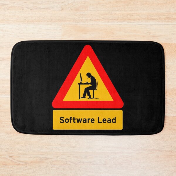Item preview, 'Software Lead' Computer Man Crying - Funny Road Sign Design designed and sold by Ridiculam Toga.