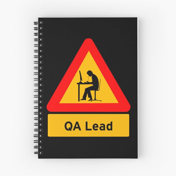 Item preview, 'QA Lead' Computer Man Crying - Funny Road Sign Design designed and sold by Ridiculam Toga.