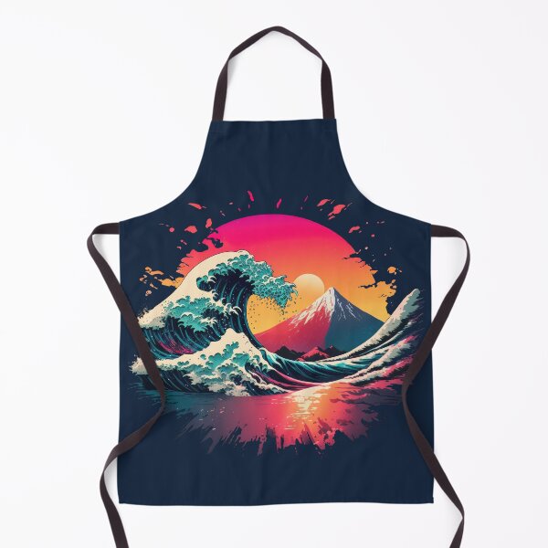 Item preview, Sunset Homage to The Great Wave off Kanagawa designed and sold by Mythic-Dream.