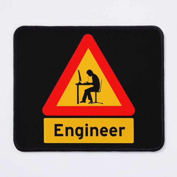 Item preview, 'Software Engineer' Computer Man Crying - Funny Road Sign Design designed and sold by Ridiculam Toga.