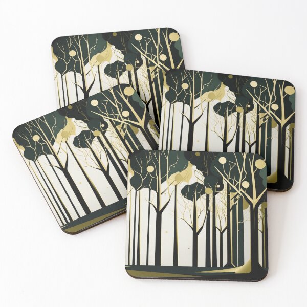 Item preview, Abstract golden forest designed and sold by julia-giulina.